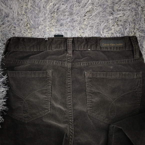 Calvin Klein EUC Jeans Womens 6 Corduroy Straight - Picture 6 of 10